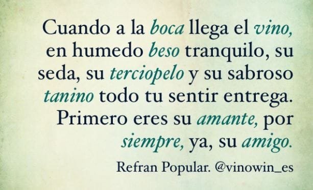 Cita popular sobre el vino