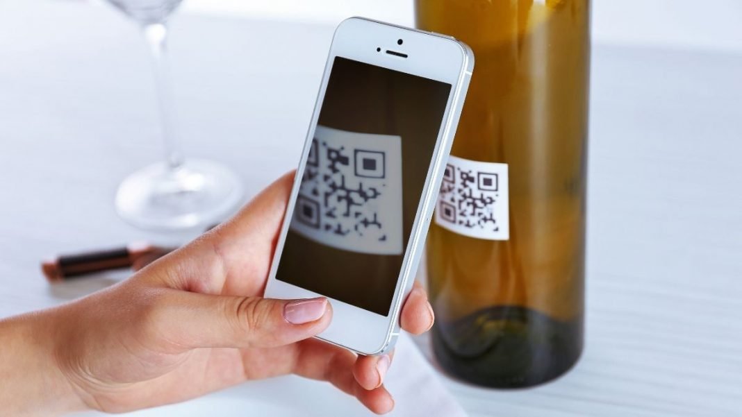 etiqueta digital vino codigo qr